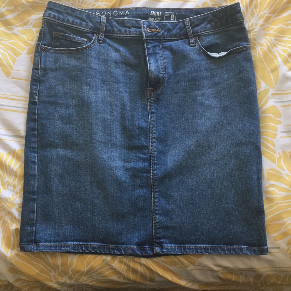 Sonoma Jean Skirt mid rise